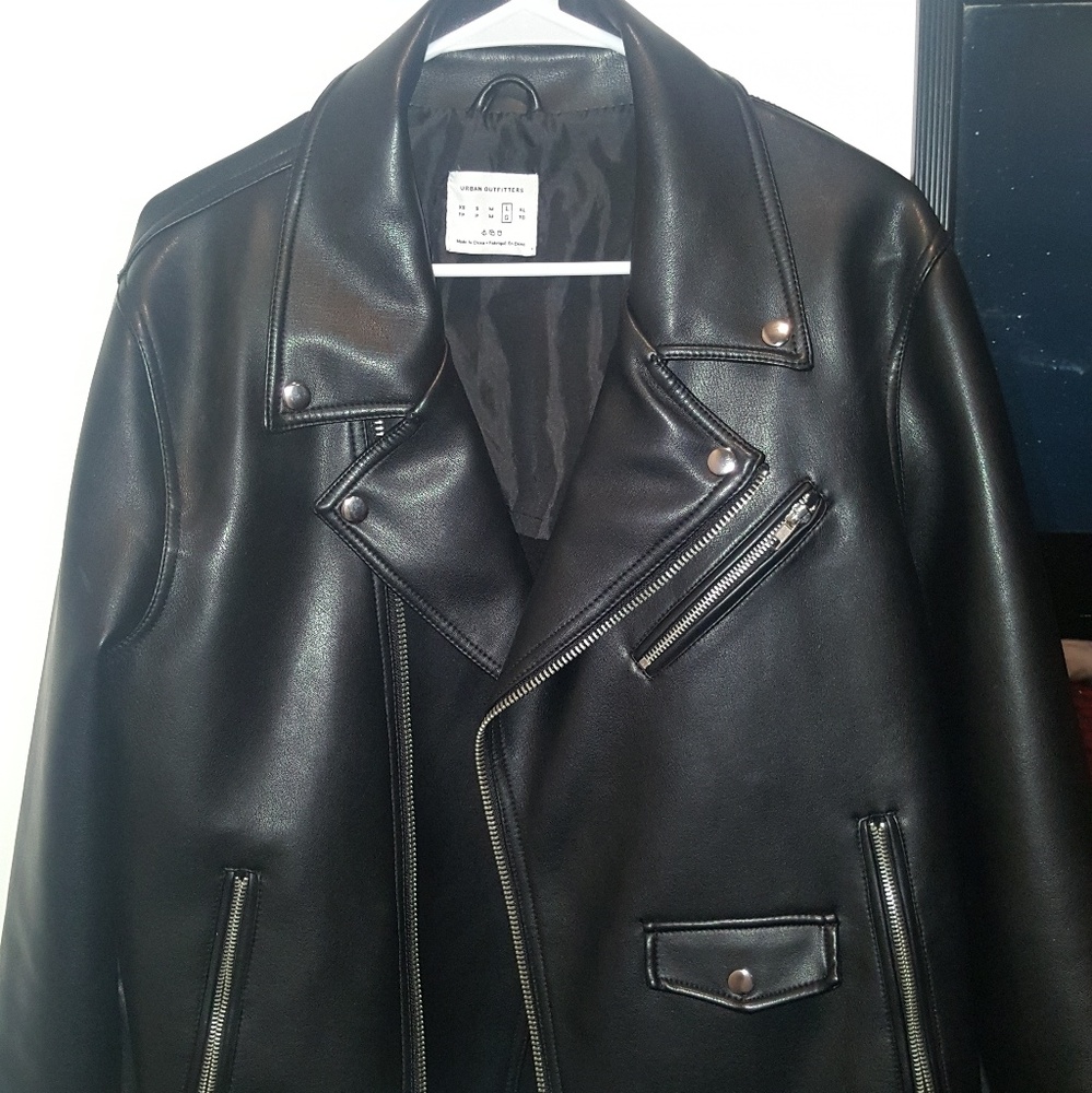 Vegan leather jacket